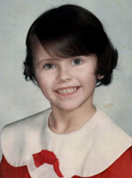 Deborah O'Toole (kindergarten photo, age 5). Click on image to view larger size in a new window.