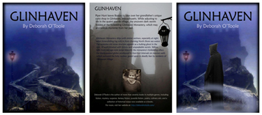 Book covers for "Glinhaven" by Deborah O'Toole. Click on image to view larger size in a  new window.