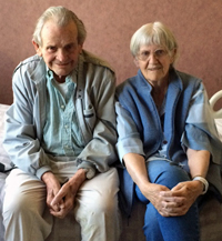 Barney & Joyce O'Toole pictured at the care facility (05/25/14). Click on image to view larger size in a new window.