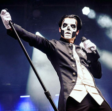 My new favorite "performer" (Tobias Forge, aka Papa Emeritus IV) from Ghost. Click on image to view larger size in a new window.
