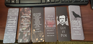 New bookmarks (with a Poe theme). Click on image to view larger size in a new window.