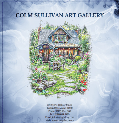 The "Colm Sullivan Art Gallery Biography." Click on image to open document in a new window.