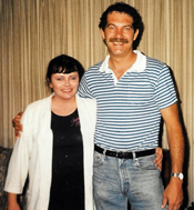 Deborah O'Toole and Rocky Hunt (1992). Click on image to view larger size in a new window.