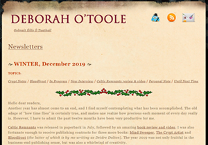 Deborah O'Toole: Newsletter (Winter, December 2019).