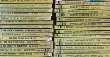 Array of Dark Shadows titles re-printed by Hermes Press. Image copyright: Collinsport Historical Society. Click on image to view larger size in a new window.