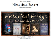 Historical Essays Excerpts/Q & A