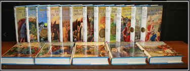 Array of Nancy Drew titles re-printed by Applewood Press. Image copyright: Worthpoint. Click on image to view larger size in a new window.