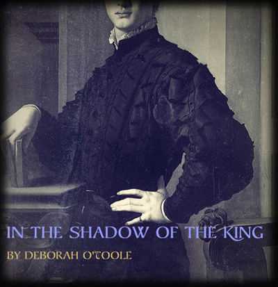 Alternate logo for "In the Shadow of the King" by Deborah O'Toole. Click on image to view larger size in a new window.