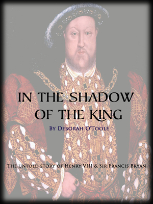 Front cover for "In the Shadow of the King" by Deborah O'Toole. Click on image to view larger size in a new window.